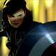 Our star-spangled gal suits up as the First Avenger!